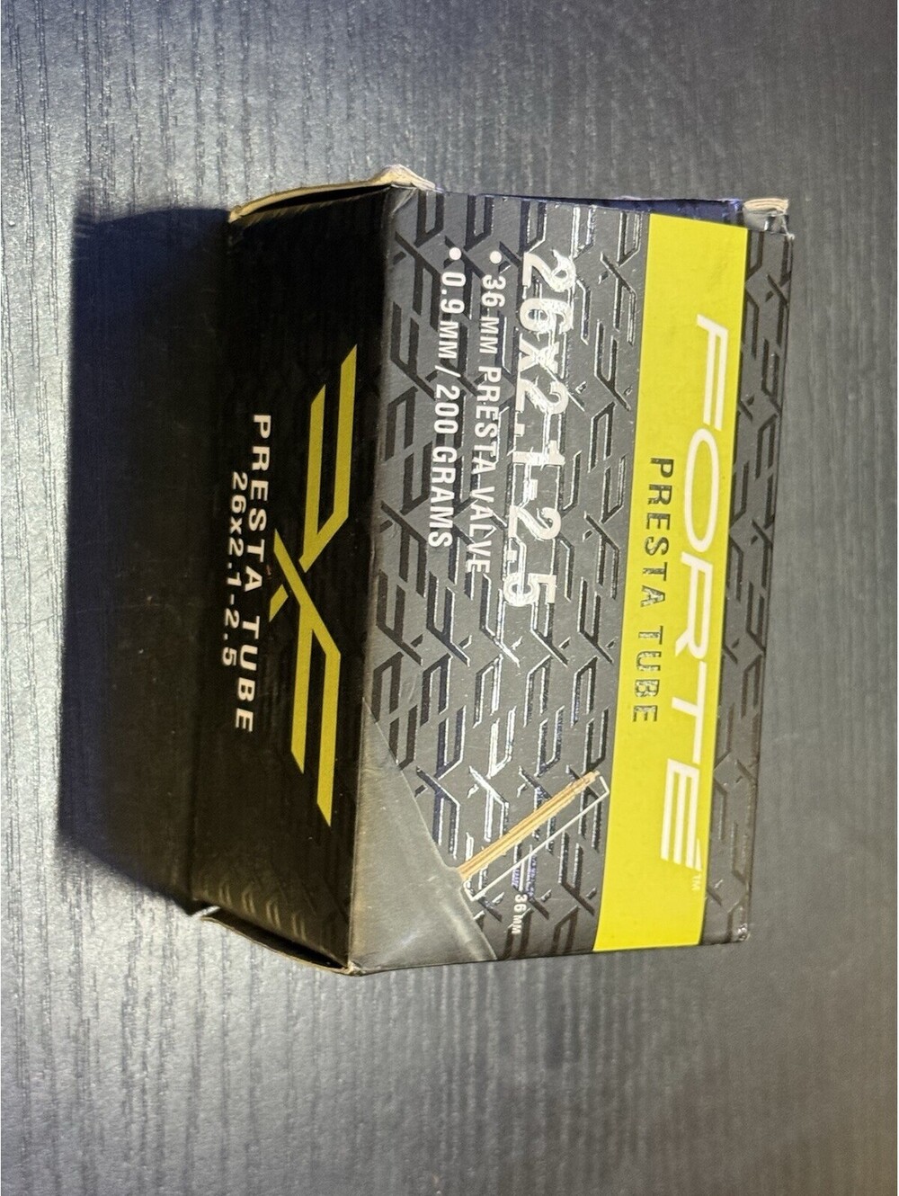 Forte Presta Bicycle Inner Tube 26 x 2.1–2.5 – 36mm Valve – New